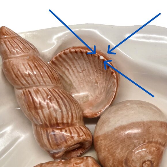 Vtg 1976 Fitz & Floyd FF Soap Dish Ocean Coquille Seashell Clam Scallop Shell - Picture 6 of 6